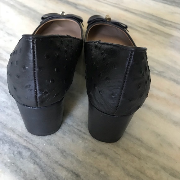 Judith Ripka | Shoes | Like New Judith Ripka Ostrich Leather Bow Pumps ...